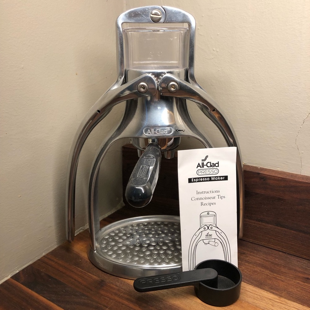 RARE All-Clad Presso Manual Espresso Maker